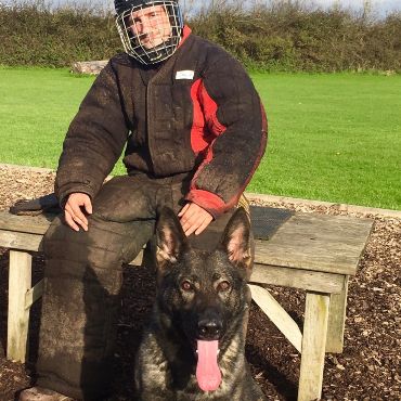 Protection dog trainers at K9 Protector